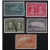 Image 1 : Canada 1908 Quebec Tercentary Issue 5 Stamp Collection