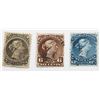 Image 1 : Canada 3 "Large Queens" Victoria 5c, 6c, 12 1/2c