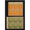 Image 1 : Canada 8c Block of 6 S/C #222, 2c Block of 6 S/C #150a