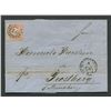 Image 2 : Germany Stamped Envelope Posted 1867 Augsberg