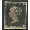 Image 1 : Great Britain 1 Penny Black #1 Imperf