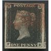 Image 1 : Great Britain 1 Penny Black #1 PL18 EF