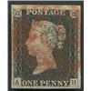 Image 1 : Great Britain 1 Penny Black #1 PL2 EF