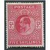Image 1 : Great Britain 1902-11 5sh S/C #140 a76 MH VF OG