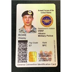 Justice League (2017) - The Flash (Ezra Miller) Wesley Rowe Military I.D