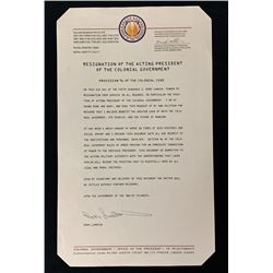 Battlestar Galactica (2004–2009) - Romo Lampkin (Mark Sheppard) Resignation Letter