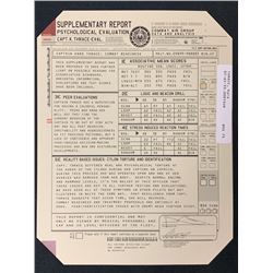 Battlestar Galactica (2004–2009) - Captain Kara 'Starbuck' Thrace Psychological Report