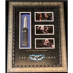 The Dark Knight (2008) -  Heath Ledger "Joker" Framed Knife