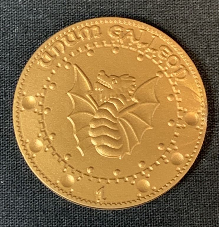 Harry Potter Franchise Gringotts Gold Galleon Coin Lot A