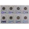Image 2 : Lot of 1991-S to 1998-S Proof Silver Washington Quarter Coins PCGS PR69DCAM