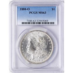 1888-O $1 Morgan Silver Dollar Coin PCGS MS63