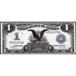 1899 $1 Black Eagle Silver Certificate Note