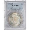 Image 1 : 1892-CC $1 Morgan Silver Dollar Coin PCGS MS63