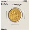 Image 1 : 1893 Great Britain Sovereign Gold Coin