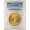 Image 1 : 1884-S $20 Liberty Head Double Eagle Gold Coin NGC MS60