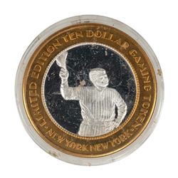 .999 Fine Silver New York New York Las Vegas, Nevada $10 Limited Edition Gaming Token