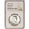 Image 1 : 1963-D Franklin Half Dollar Coin NGC MS65FBL