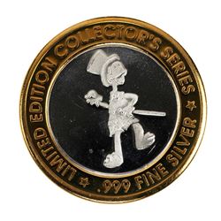 .999 Fine Silver St. Croix Casino $10 Limited Edition Gaming Token