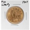 Image 1 : 1907 $10 Liberty Head Eagle Gold Coin