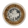 Image 2 : .999 Silver Ballys Saloon & Gambling Hall $10 Casino Gaming Token Limited Edition