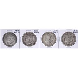 Lot of (4) 1878 Reverse of 78' $1 Morgan Silver Dollar Coins