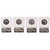 Image 2 : Lot of 1957-1960 Proof Franklin Half Dollar Coins NGC PF66