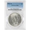 Image 1 : 1923-D $1 Peace Silver Dollar Coin PCGS AU58