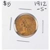 Image 1 : 1912-S $5 Indian Head Half Eagle Gold Coin
