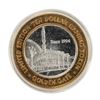 Image 2 : .999 Silver Golden Gate Las Vegas, NV $10 Casino Limited Edition Gaming Token