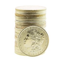 Roll of (20) Brilliant Uncirculated 1886 $1 Morgan Silver Dollar Coins