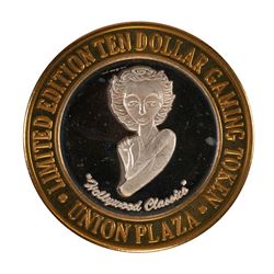 .999 Silver Plaza Hotel & Casino Nevada $10 Gaming Token Limited Edition