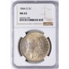 Image 1 : 1884-O $1 Morgan Silver Dollar Coin NGC MS63 Nice Toning