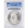 Image 1 : 1896 $1 Morgan Silver Dollar Coin PCGS MS63