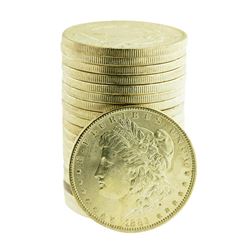 Roll of (20) Brilliant Uncirculated 1889 $1 Morgan Silver Dollar Coins