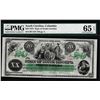 Image 1 : 1872 $20 State of South Carolina Revenue Bond Obsolete Note PMG Gem Uncirculated 65EPQ