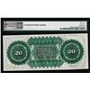 Image 2 : 1872 $20 State of South Carolina Revenue Bond Obsolete Note PMG Gem Uncirculated 65EPQ