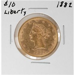 1882 $10 Liberty Head Eagle Gold Coin
