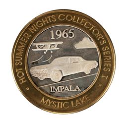 .999 Fine Silver Mystic Lake Casino $10 Limited Edition Gaming Token