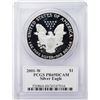 Image 2 : 2001-W $1 American Silver Eagle Proof Coin PCGS PR69DCAM W/Edmund C. Moy Signature
