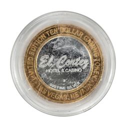 .999 Fine Silver El Cortez Hotel & Casino Las Vegas $10 Limited Edition Gaming Token