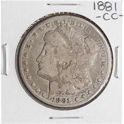 1881-CC $1 Morgan Silver Dollar Coin