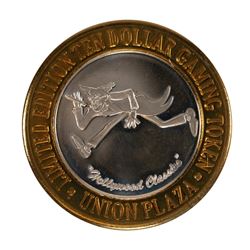 .999 Silver Plaza Hotel & Casino Nevada $10 Gaming Token Limited Edition