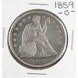 1859-O $1 Seated Liberty Silver Dollar Coin