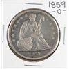 Image 1 : 1859-O $1 Seated Liberty Silver Dollar Coin