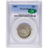Image 2 : 1885 Proof Seated Liberty Quarter Coin Coin PCGS PR66 CAC Amazing Toning