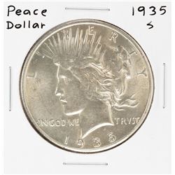 1935-S $1 Peace Silver Dollar Coin