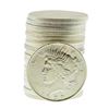 Image 1 : Roll of (20) Brilliant Uncirculated 1923 $1 Peace Silver Dollar Coins