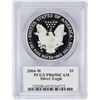 Image 2 : 2004-W $1 American Silver Eagle Proof Coin PCGS PR69DCAM W/Edmund C. Moy Signature