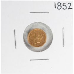 1852 Type 1 $1 Liberty Head Gold Dollar Coin