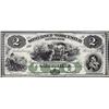 Image 1 : 1862 $2 Somerset and Worcester Savings Bank Maryland Obsolete Note